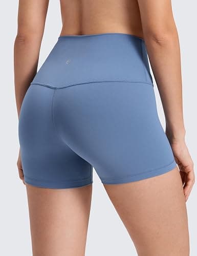 CRZ YOGA Butterluxe Biker Shorts 4'' - High Waisted Booty Workout Volleyball Yoga Womens Spandex thumbnail 2