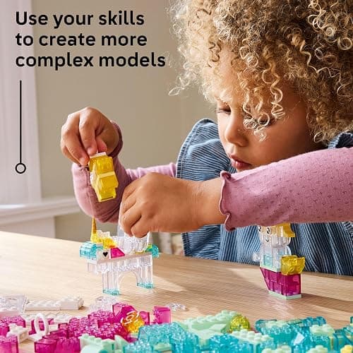 LEGO Classic Magical Transparent Box - Preschool Learning Toy for Boys and Girls, Ages 5+ - Birthday Gift for Kids - Beginner Construction Set - Colorful Building Bricks Toy - 11040 thumbnail 4