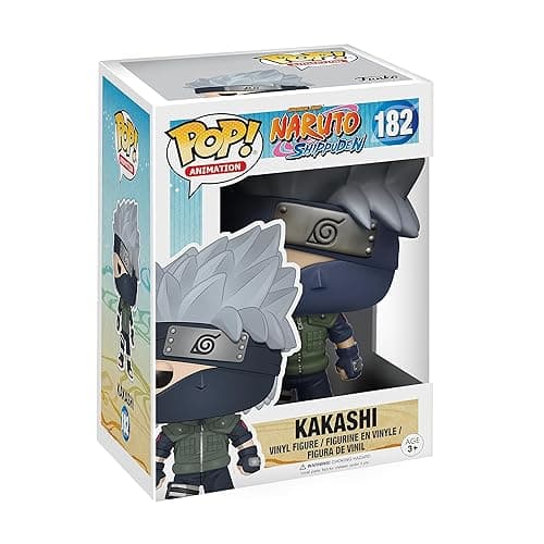 Funko POP Anime: Naruto Shippuden Kakashi Toy Figure, Gray