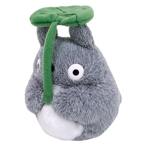 Studio Ghibli - My Neighbor Totoro - 5" Totoro with Leaf Beanbag, Studio Ghibli Plush thumbnail 4