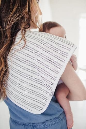 Copper Pearl Baby Burp Cloth Large 21''x10'' Size Premium Absorbent Triple Layer 3-Pack Gift Set "Chip Set", 4 Ounces thumbnail 2