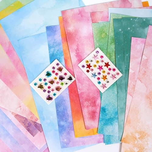 ele ELEOPTION DIY Journal Kit for Girls Ages 8-12,54pcs Journal Set DIY Girls Diary Age 6-8 Scrapbook & Diary Set, Journaling Art Crafts Kit for 8 9 10 11 12 13 14 Year Old Teenage Girl thumbnail 6