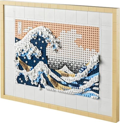 LEGO 31208 Art Hokusai – Große Welle, 3D Japanische Wanddeko, Bastelset, gerahmte Ozean-Leinwand, Hobbys für Erwachsene, DYI, Home- und Büro-Deko thumbnail 9
