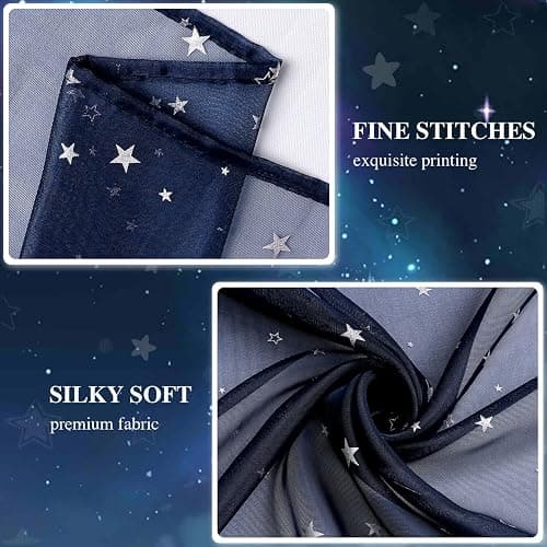 Semi Sheer Star Curtains thumbnail 8