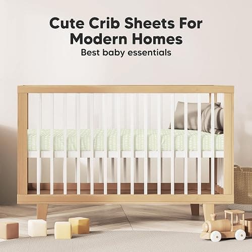 2-pk Organic Cotton Crib Sheets  thumbnail 8