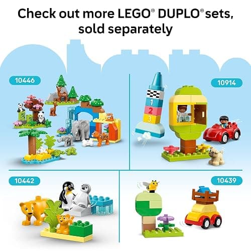 LEGO DUPLO Green Building Plate - Learning and Educational Building Toy for Toddlers, Preschool, Boys and Girls, Ages 1.5+ - Gift Ideas for Birthdays - 10460 thumbnail 6