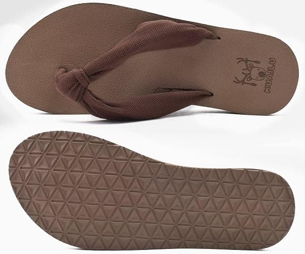 KuaiLu Flip Flops for Women with Arch Support Yoga Mat Comfortable Summer Beach Walking Thong Cushion Sandals Slip On Indoor Outdoor thumbnail 7