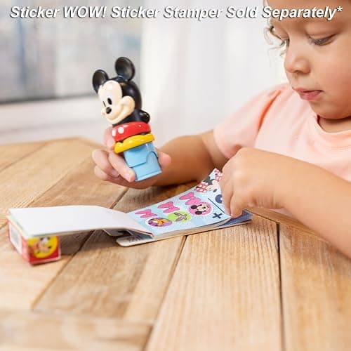 Melissa & Doug Sticker Wow!™ Mini Activity Pad and 200+ Refill Stickers for Stamper Arts and Crafts Fidget Toy Collectibles – Assorted Disney thumbnail 5