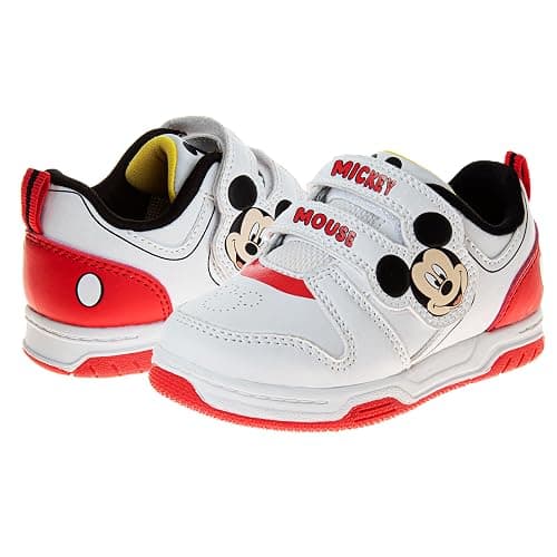 Disney Kids Character Shoes Mickey Minnie Frozen Princess Dora Lightweight Laceless Sneakers (Toddler/Little Kids) thumbnail 4