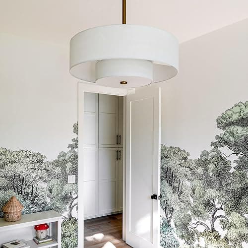 Hunter - Brookside Indoor Fandelier with Light, Remote, 30-inch, Casual-Style, 3-Speed WhisperWind Motor, 52974, Ceiling Fans for Living Rooms, bedrooms, Home Offices, Kitchens (Luxe Gold) thumbnail 3