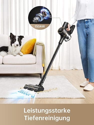 dreame R10 Pro Kabelloser Staubsauger, 20,000PA / 150AW Starke Saugleistung, 65 Min. Laufzeit, Mehrflächenbürste, LED-Lichter, Ideal für Haus- und Autoreinigung, Leicht & Vielseitig thumbnail 2