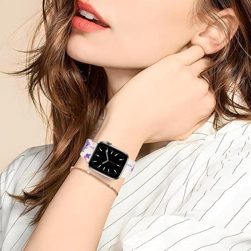 Cute Cheetah Strap for Apple Watch Bands 38mm 40mm 41mm 42mm 44mm 45mm 46mm 49mm, Soft Leopard Silicone Bracelet for iWatch Band Series 11 10 9 8 7 6 5 4 3 2 1 SE Ultra Women Girl thumbnail 6