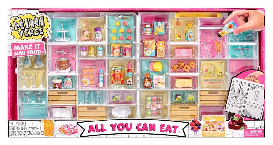 MGA's Miniverse Make It All You Can Eat - DIY Kunstharzspiel - Replika Lebensmittel Sammlerstücke - Nicht essbar - Geeignet für Kinder ab 8 Jahren und Sammler - Image 1