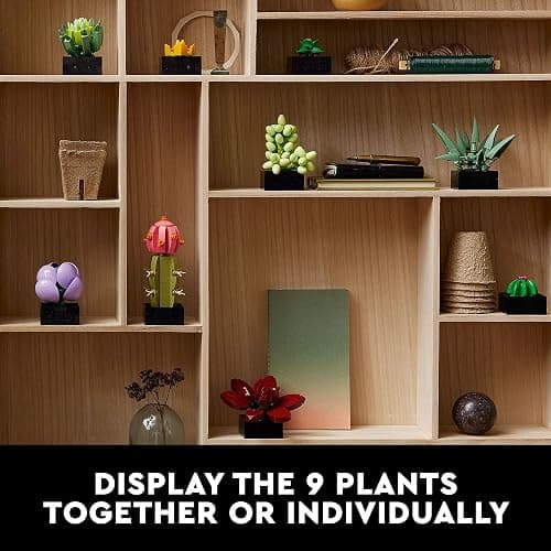 LEGO Botanicals Succulents - Artificial Indoor Plant Building Set for Home, Kitchen, Desk Decor Adults Ages 18+ - Gift for Birthdays - 10309 thumbnail 4