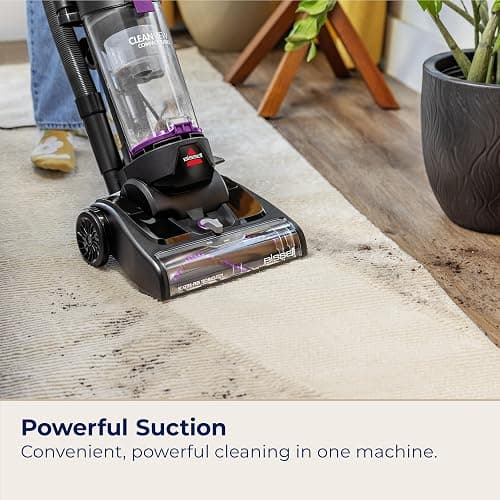 Bissell CleanView Compact Turbo Upright Vacuum with Quick Release Wand, Full Size Power, Compact Size for Apartments & Dorms, 3437F thumbnail 3