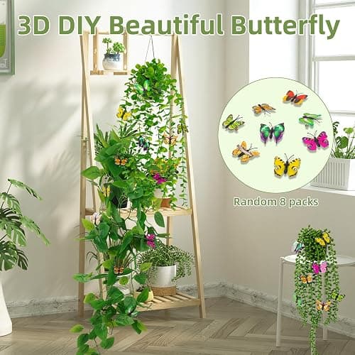 BELICOO Artificial Hanging Plant, 4 Pack Fake Plants with Pots, Hanging Artificial Plants Indoor, Fake Ivy Faux Plant for Indoors Outdoor Room Office Patio Wall Decor thumbnail 4