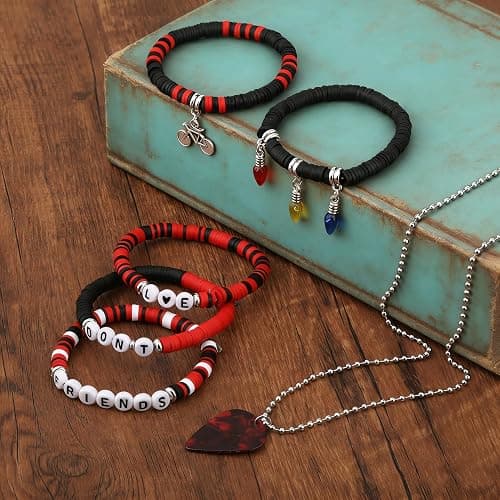 YELLOWPEACH Friends Don't Lie Bracelets Strange Necklace Set Friendship Gift Merch Jewelry thumbnail 6