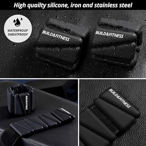 Wrist & Ankle Weights, Adjustable Bands for Women & Men Workouts, Set of 2 – 2lb or 4lb (1lb or 2lb each strap) Ideal for Runs, Jogs, Walks, Yoga, Dance, Pilates, Cardio, Aerobics, Strength Training thumbnail 5