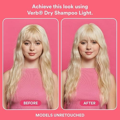 VERB Dry Shampoo Light - Refresh, Absorb Oils + Extends Styles - Refreshing Dry Shampoo Spray for Light Tones - Vegan, No Parabens or Harmful Sulfates thumbnail 5