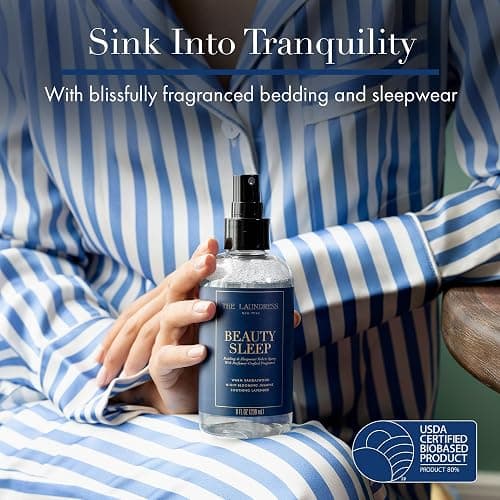 The Laundress Beauty Sleep Fabric Spray, Wrinkle Release Spray, Pillow Spray, Fabric Refresher, Upholstery and Linen Spray, Tranquil Comforting Inspired Scent, 8 Fl Oz thumbnail 2