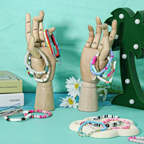 yesaior 48 Pcs Surfer Heishi Bracelets Clay Beaded Bracelet Stackable Rainbow Friendship Preppy Bracelets Beach Summer Jewelry for Women - Summer thumbnail 6