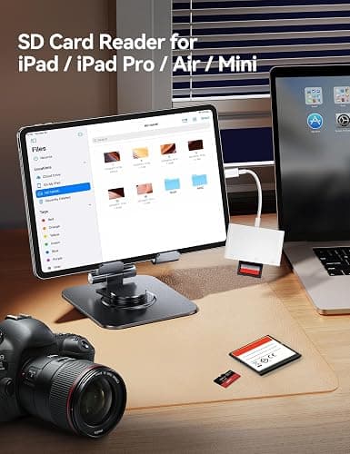 USB C to SD CF Card Reader, SD Card Adapter with SD MicroSD CF Compact Flash USB 4 Ports, BnmxTek Memory Card Reader for iPhone 15 iPad Mac MacBook Pro/Air/Mini Android and More USB-C/Type C Device thumbnail 3