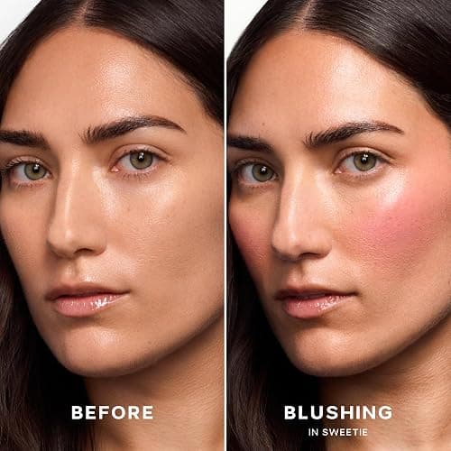 Saie Mini Dew Liquid Blush for Cheeks - Hydrating Cream Blush Stick with a Blendable + Buildable Formula - Skincare Infused Dewy Cheek Tint for a Natural Flush - Clean, Vegan Makeup - Sweetie (.24 oz) thumbnail 2