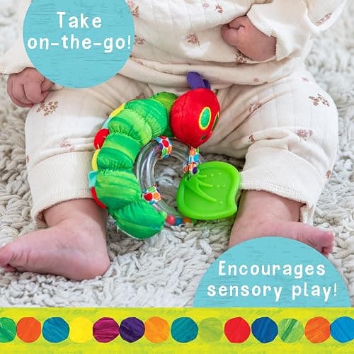 World of Eric Carle, The Very Hungry Caterpillar Ring Rattle thumbnail 5