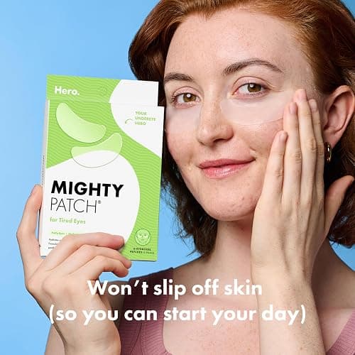 HERO COSMETICS Mighty Patch™ for Tired Eyes Patches - Soothing Hydrogel Patches - Awakens and Visibly De-puffs Undereyes with Multiple Applications (6 Count) thumbnail 3