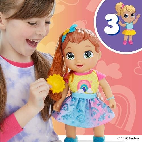 Baby Alive, Baby Grows Up , Happy Hope or Merry Meadow, Talking Growing Baby Doll, with Surprise Accessories( French Version) thumbnail 7