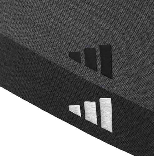 Adidas Men's Beanie 2-Pack – Standard Fit Winter Knit Hat Skull Cap thumbnail 3