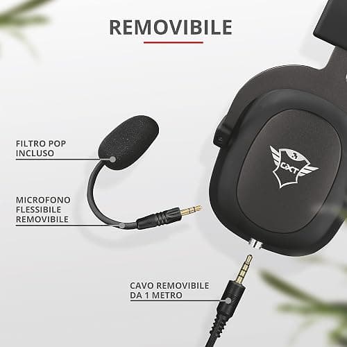 Trust Gaming GXT 498P Forta Cuffie PS5 e PS4 Licenza Ufficiale PlayStation 5, Driver 50 mm, Audio 3D, Cavo da 1,2 m, Microfono Staccabile, Jack Audio 3.5 mm, Cuffie Gaming Cablate, Rosa - Rosa thumbnail 6