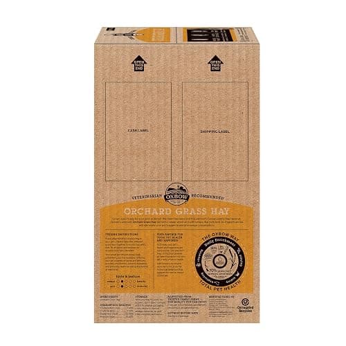Oxbow Animal Health Orchard Grass, Guinea Pig Hay, Rabbit Hay, Small Pet Bunny Supplies, All Natural Grass for Guinea Pig, Bunny, Chinchilla & Hamster, Oxbow Rabbit Supplies for Bunnies, 9 lb. box thumbnail 8