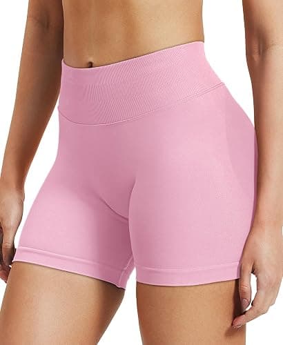VOYJOY Women Workout Impact Shorts 2.5"/ 3.6"/ 4.5"/ 6" Scrunch Butt Lifting Gym Seamless Booty Biker Shorts thumbnail 3