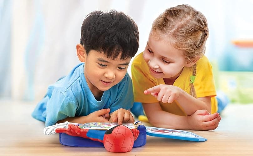 eKids Spidey and His Amazing Friends Book, Toddler Toys with Built-in Preschool Learning Games, Educational Toys for Fans of Spiderman Toys and Gifts (Styles May Vary) thumbnail 2