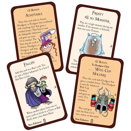 Steve Jackson Games Munchkin Enhancers Card Game (Mini-Expansion) | 30 Cards | Adult, Kids, & Family Game | Fantasy Adventure Roleplaying Game | Ages 10+ | 3-6 Players | Avg Play Time 120 Min | from thumbnail 3