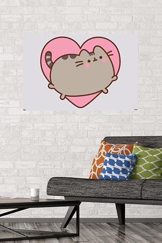 Trends International Pusheen - Heart Wall Poster, 34L x 22.4W, Unframed Version thumbnail 2