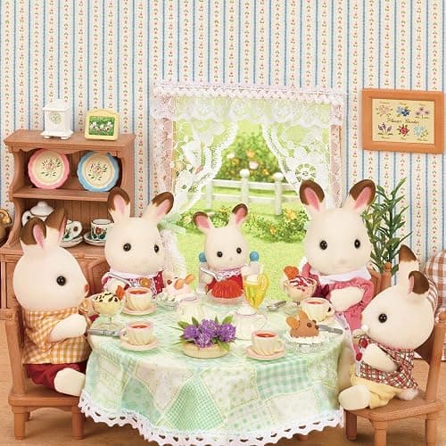 Calico Critters, Hopscotch Rabbit Family, Dolls, Doll House Figures, Collectible Toys thumbnail 2