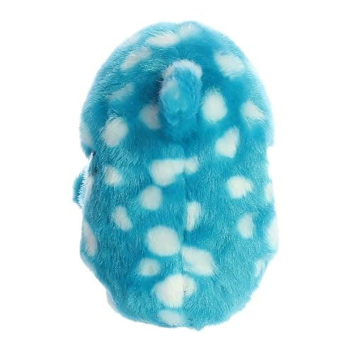 Aurora® Round Rolly Pet™ Willa Whale Shark™ Stuffed Animal - Adorable Companions - On-The-Go Fun - Blue 5 Inches thumbnail 4