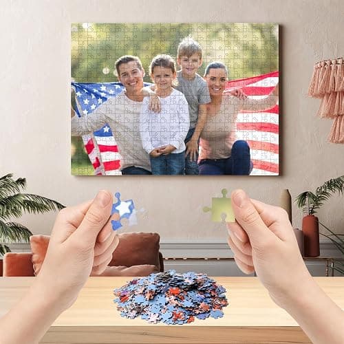 GifXify Custom Puzzles from Photos - 300/500/1000-Piece Custom Puzzle with Picture & Text - Personalized Jigsaw Puzzle for Adults & Kids - Family, Wedding, Pet, Birthday Gift thumbnail 2