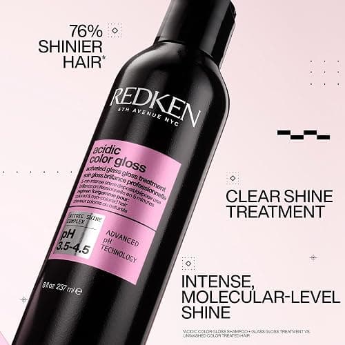 Redken Acidic Color Gloss Glass Gloss Treatment For Color-Treated Hair - Rinse Out Glossing Treatment, Intense Shine & Conditioning thumbnail 2