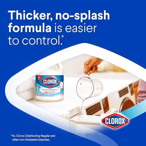 Clorox No Splash Bleach, 117 Fluid Ounces (Package May Vary) thumbnail 2