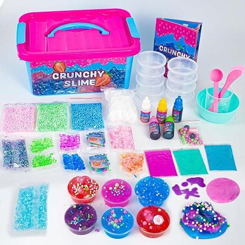 Unicorn Fruit Garden Crunchy Slime Kit,Ice Screen Cake Slime Sparkling Slime Making Kit,Foam, Jelly Cube Slime for Party Favors Kids Boys Girls Birthday Carnival Treasure Classroom Prizes thumbnail 6