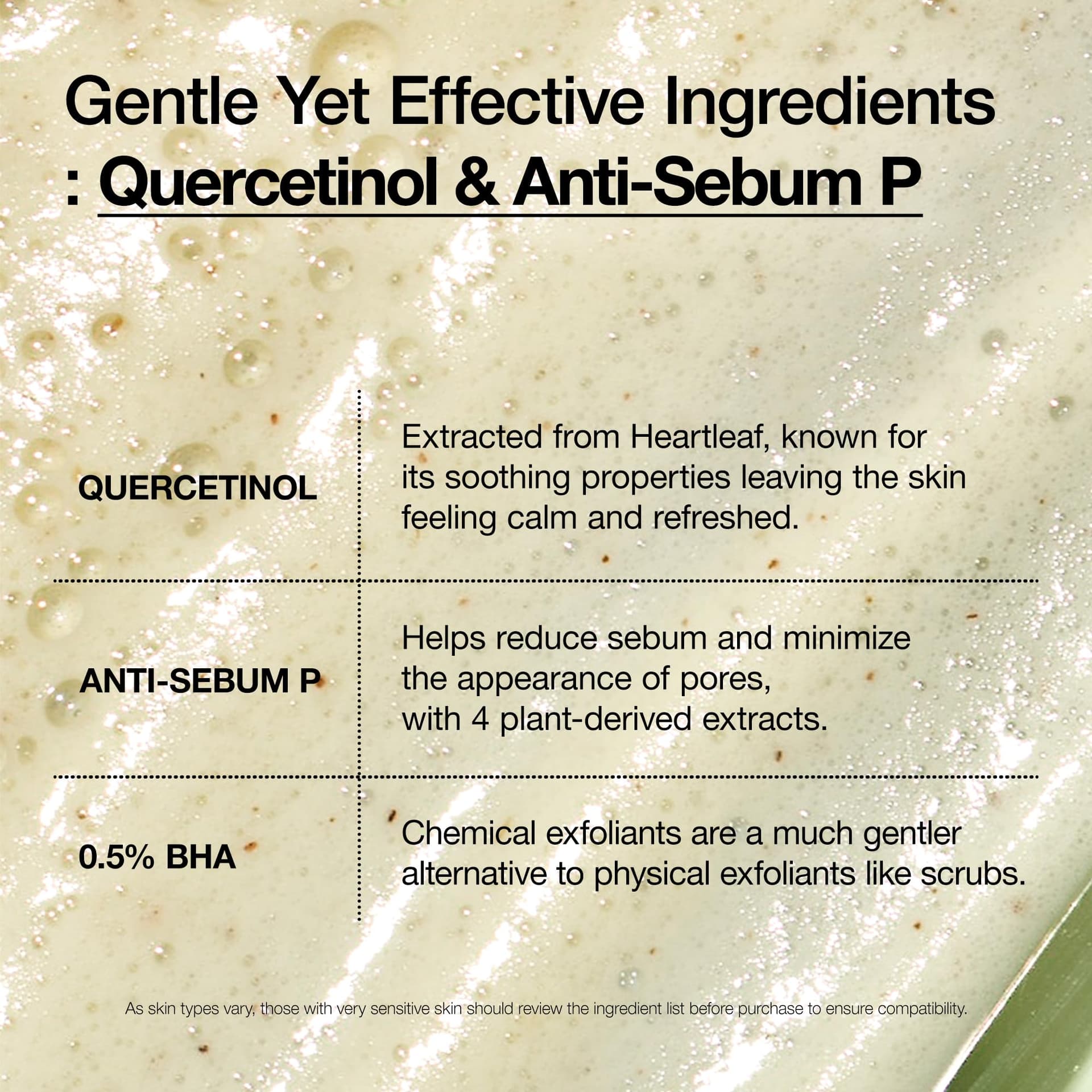ANUA Heartleaf Quercetinol Pore Deep Cleansing Foam, Facial Cleanser, for Double Cleansing, BHA, Hyaluronic Acid, Glycerin, Face Wash, Blackhead Remover, Korean Skincare, 150ml/5.07 fl.oz. thumbnail 6