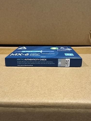 ARCTIC MX-6 (4 g, incl. 6 MX Cleaner) - Ultimate Performance Thermal Paste for CPU, Consoles, Graphics Cards, laptops, Very high Thermal Conductivity, Long Durability, Non-Conductive, Non-capacitive thumbnail 11