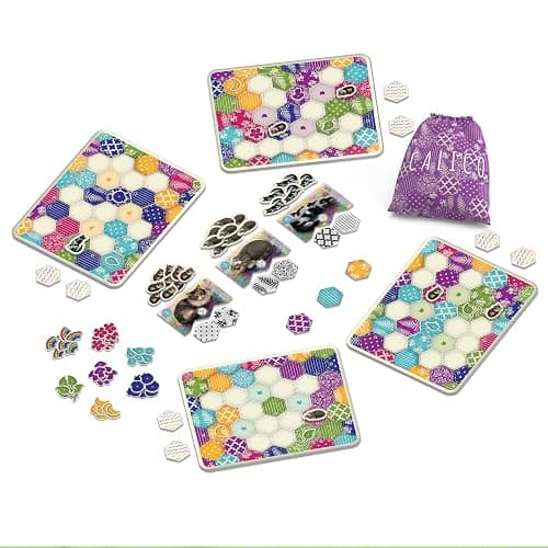 AEG & Flatout Games | Calico - Award Winning Board Game for the Whole Family | From the Creators of Cascadia | Easy to Learn | Quick to Play | Make Quilts and Attract Cats! | Ages 10 and up thumbnail 4