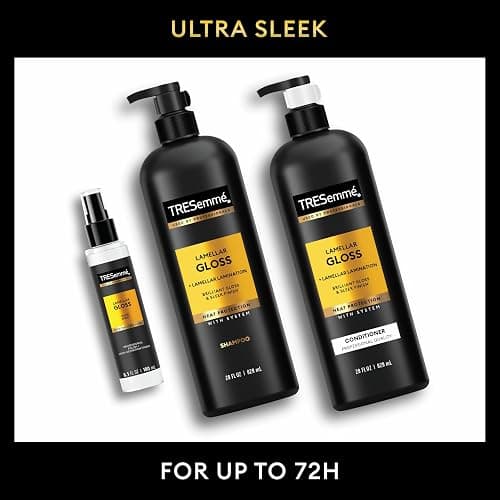 TRESemmé - Shampoo Lamellar Gloss 3 Pk Regimen Collection Pack For Brilliant Gloss & Sleek Finish Ultimate Shine 28Oz(2)and 6.1Oz thumbnail 9