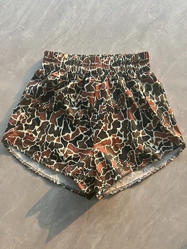 RICHTRUE Camo Boxer Shorts Women Cute Graphic Y2k Shorts Colorful Summer Bottoms 2025 Trendy thumbnail 8