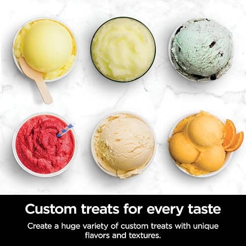 Ninja NC501 CREAMi Deluxe 11-in-1 Ice Cream & Frozen Treat Maker with 2 XL Family Size Pint Containers, Silver (Renewed) thumbnail 10