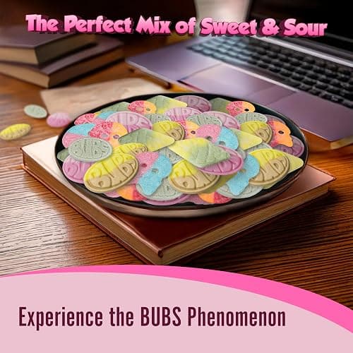 Bubs Swedish Candy Mix - Authentic Sweet and Sour Swedish Gummies - 1 Pound of Godis From Sweden - Big Ovals, Dizzy Skulls, Tutti Frutti and More - Foam Candy - Perfect Gift for Candy Lovers 🎁 thumbnail 8